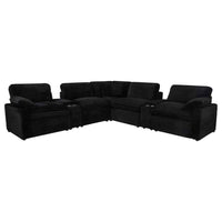 Collins 7-piece Modular Power Reclining Sectional Black