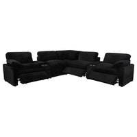 Collins 7-piece Modular Power Reclining Sectional Black