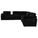 Collins 7-piece Modular Power Reclining Sectional Black