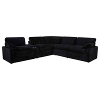 Collins 6-piece Modular Power Reclining Sectional Black