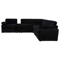 Collins 6-piece Modular Power Reclining Sectional Black