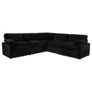 Collins 5-piece Modular Power Reclining Sectional Black