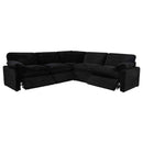 Collins 5-piece Modular Power Reclining Sectional Black