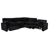 Collins 5-piece Modular Power Reclining Sectional Black