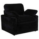 Collins Upholstered Power Recliner Chair Black