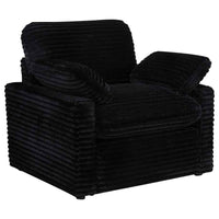 Collins Upholstered Power Recliner Chair Black
