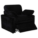 Collins Upholstered Power Recliner Chair Black