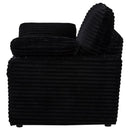 Collins Upholstered Power Recliner Chair Black