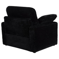 Collins Upholstered Power Recliner Chair Black