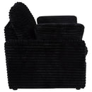 Collins Upholstered Power Recliner Chair Black