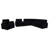 Collins Upholstered Power Recliner Chair Black