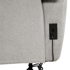 Sylmar 2-piece Chenille Power Reclining Sofa Set Dove Grey