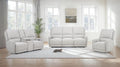 Sylmar 3-piece Chenille Power Reclining Sofa Set Dove Grey