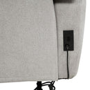 Sylmar 3-piece Chenille Power Reclining Sofa Set Dove Grey