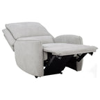 Home & Sleep Outlet - Sylmar Chenille Upholstered Power Recliner Dove Grey