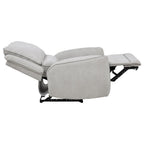 Home & Sleep Outlet - Sylmar Chenille Upholstered Power Recliner Dove Grey