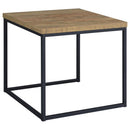 Straden 3-piece Engineered Wood Coffee Table Set Mango and Black
