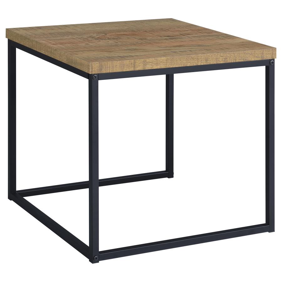 Home & Sleep Outlet - Straden 3-piece Engineered Wood Coffee Table Set Mango and Black