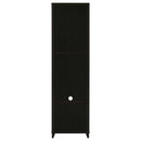 Lewes 4-shelf Engineered Wood Media Tower Cappuccino