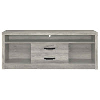 Burke 3-piece 59-inch TV Entertainment Center Grey Driftwood