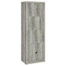Burke 3-piece 59-inch TV Entertainment Center Grey Driftwood