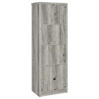 Burke 3-piece 59-inch TV Entertainment Center Grey Driftwood