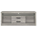 Burke 2-drawer Engineered Wood 59-inch TV Stand Grey Driftwood