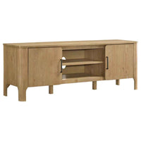 Rowe 65-inch 2-door Wood TV Stand Media Console Light Oak - Home & Sleep Outlet