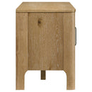 Rowe 65-inch 2-door Wood TV Stand Media Console Light Oak - Home & Sleep Outlet
