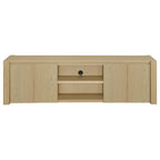 Home & Sleep Outlet - Laurelton 78-inch 4-door TV Stand Media Console Light Oak