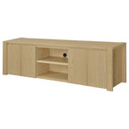Home & Sleep Outlet - Laurelton 78-inch 4-door TV Stand Media Console Light Oak
