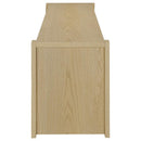 Laurelton 78-inch 4-door TV Stand Media Console Light Oak - Home & Sleep Outlet