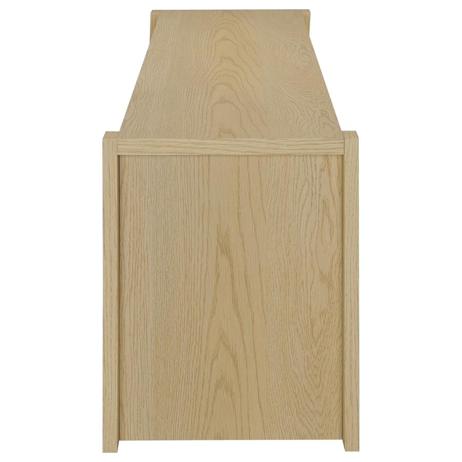 Home & Sleep Outlet - Laurelton 78-inch 4-door TV Stand Media Console Light Oak