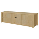Laurelton 78-inch 4-door TV Stand Media Console Light Oak - Home & Sleep Outlet