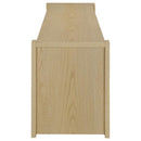 Laurelton 78-inch 4-door TV Stand Media Console Light Oak - Home & Sleep Outlet
