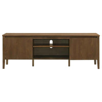 Thori 63-inch 2-door TV Stand Media Console Dark Brown - Home & Sleep Outlet