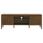 Home & Sleep Outlet - Thori 63-inch 2-door TV Stand Media Console Dark Brown