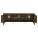 Thori 63-inch 2-door TV Stand Media Console Dark Brown - Home & Sleep Outlet