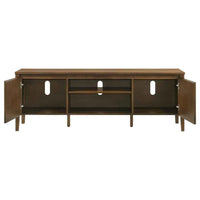 Thori 63-inch 2-door TV Stand Media Console Dark Brown - Home & Sleep Outlet