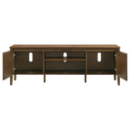 Home & Sleep Outlet - Thori 63-inch 2-door TV Stand Media Console Dark Brown