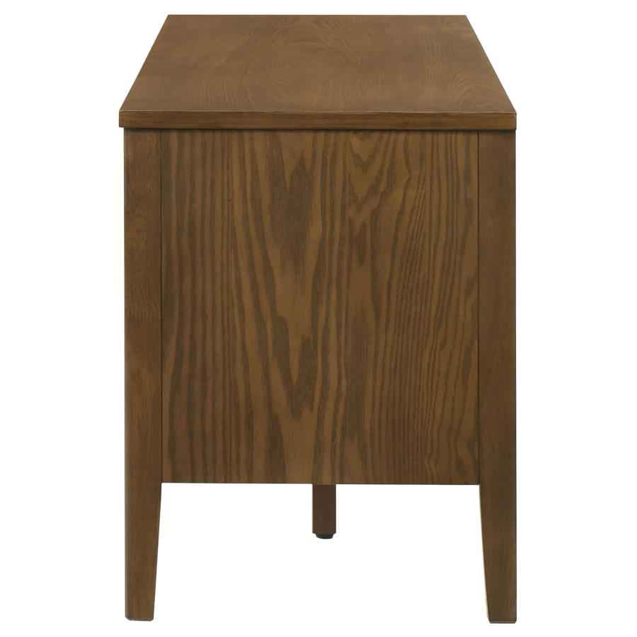 Thori 63-inch 2-door TV Stand Media Console Dark Brown - Home & Sleep Outlet