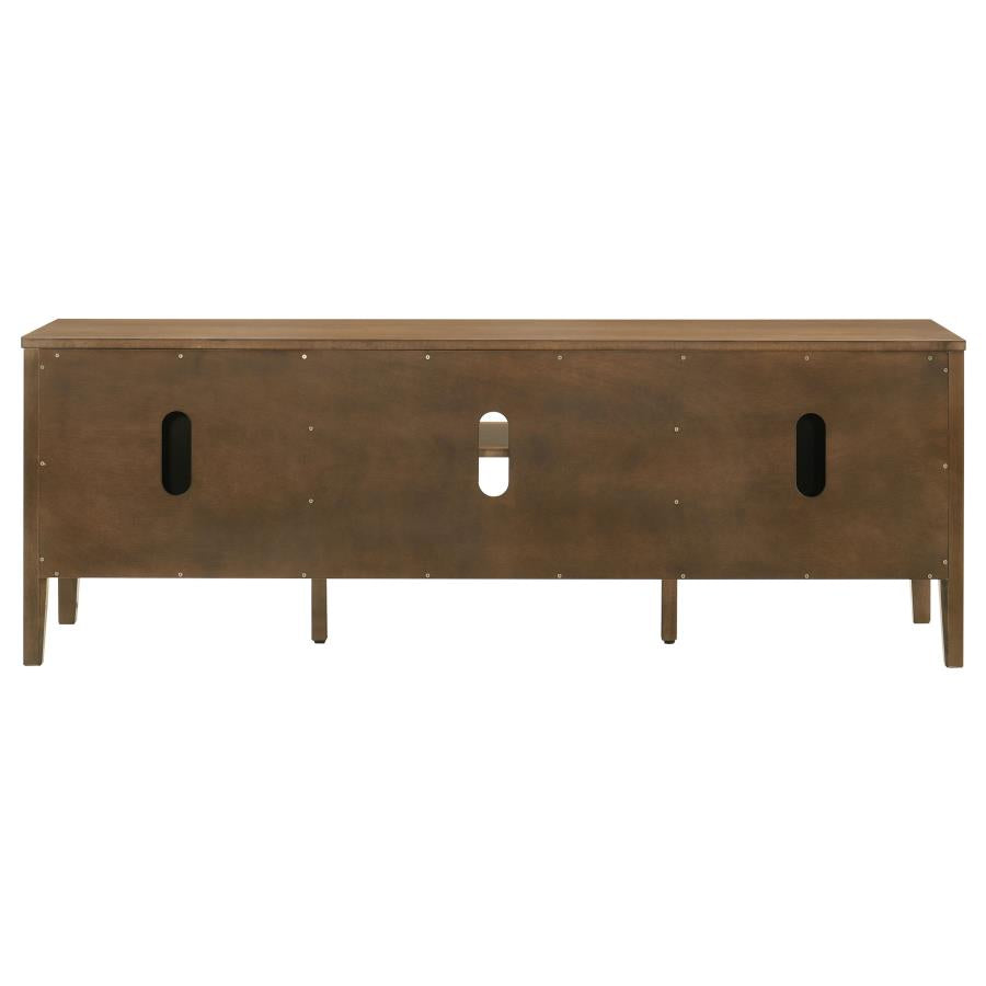 Home & Sleep Outlet - Thori 63-inch 2-door TV Stand Media Console Dark Brown