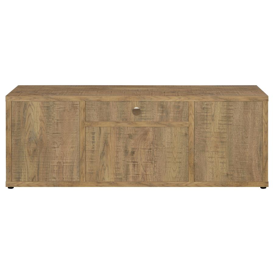 Tabby 4-door Engineered Wood 60-inch TV Stand Mango - Home & Sleep Outlet