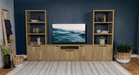 Tabby 4-door Engineered Wood 60-inch TV Stand Mango - Home & Sleep Outlet
