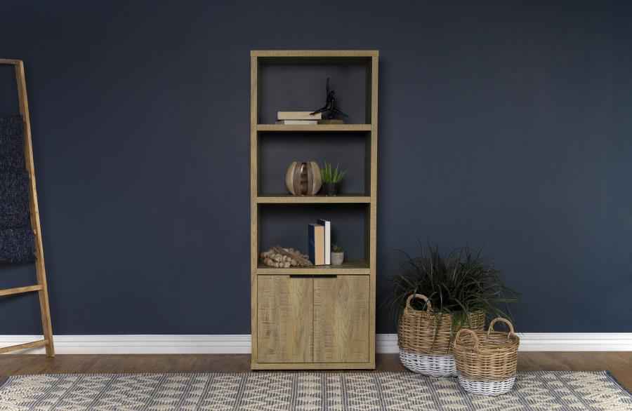 Tabby 3-shelf Engineered Wood Media Tower Mango - Home & Sleep Outlet