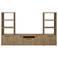 Tabby 3-shelf Engineered Wood Media Tower Mango - Home & Sleep Outlet