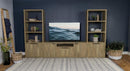 Tabby 3-shelf Engineered Wood Media Tower Mango - Home & Sleep Outlet