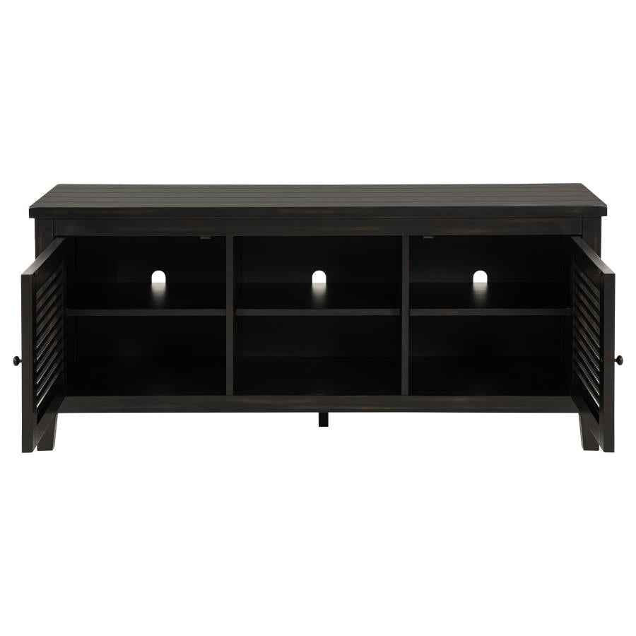 Concord 2-door 60-inch TV Stand Console Distressed Java - Home & Sleep Outlet