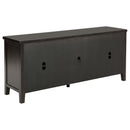 Concord 2-door 60-inch TV Stand Console Distressed Java - Home & Sleep Outlet