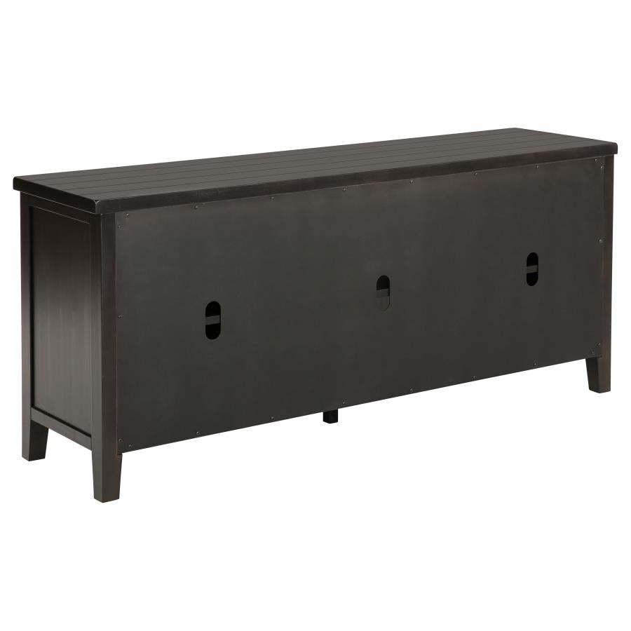 Concord 2-door 60-inch TV Stand Console Distressed Java - Home & Sleep Outlet
